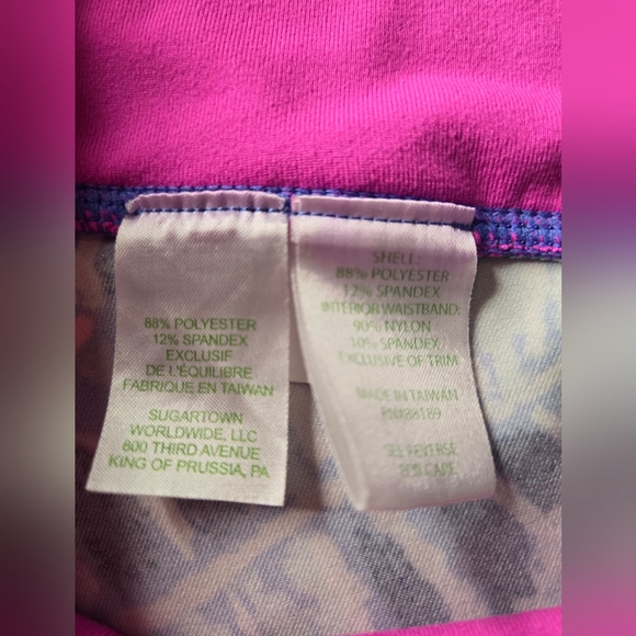 Lilly Pulitzer Women's Luxletic Fantasy Garden Cropped Pants - Picture 6 of 7